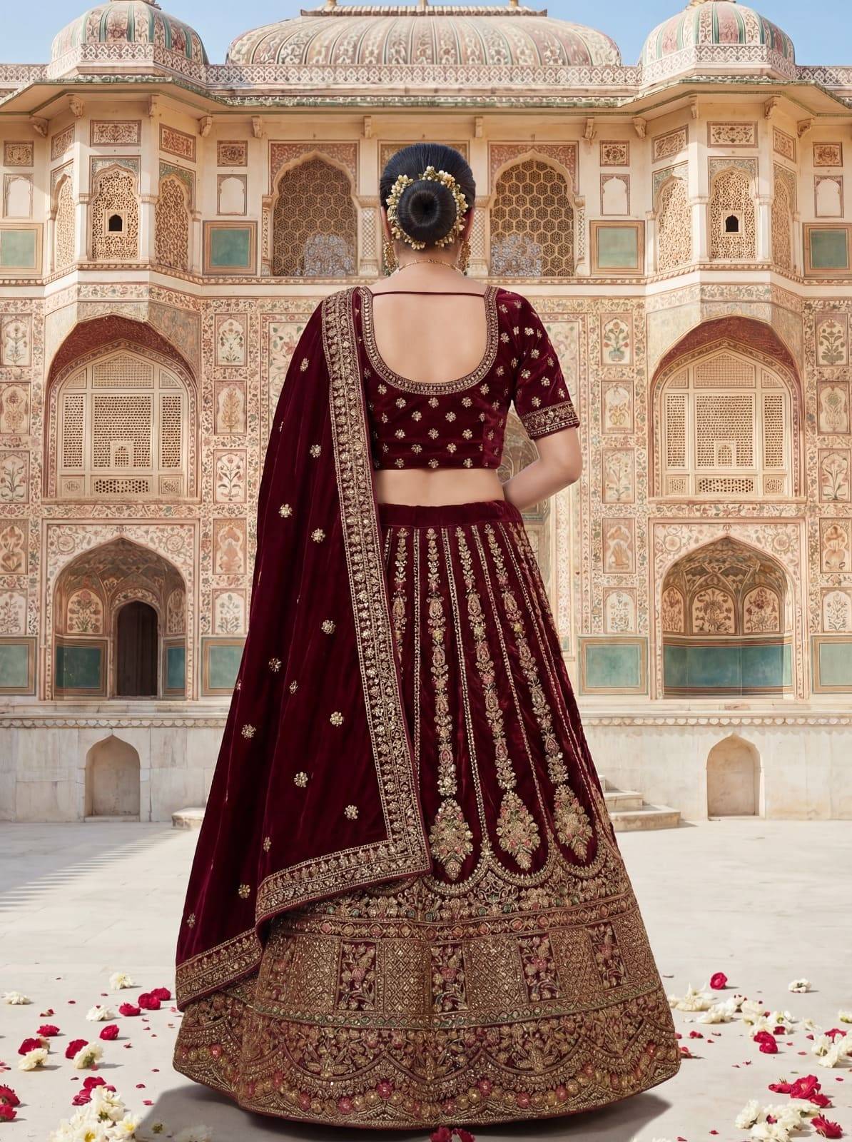 Av Fashion 107 Series By Fashid Indian Traditional Wear Bridal Collection Beautiful Stylish Fancy Colorful Bridal Wear & Occasional Wear Fancy Lehengas At Wholesale Price